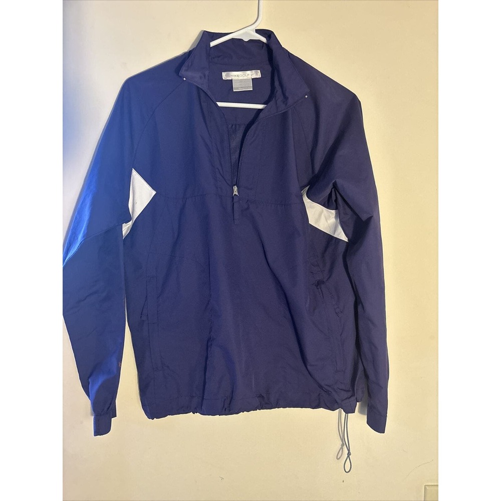 NIKE Golf Women's Size S Purple 1/4 Zip Lightweight Pullover Windbreaker Jacket